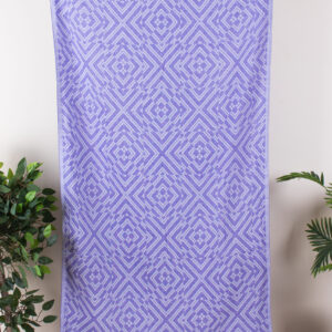Geometric White Peshtemal